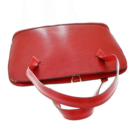 LOUIS VUITTON LV Lussac Shoulder Bag Epi Leather Red France - Picture 6 of 15